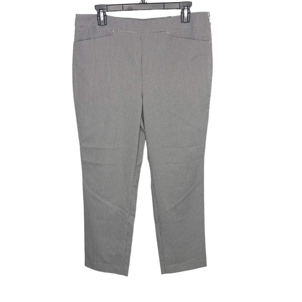 LOFT houndstooth straight leg pants size 10 NWT